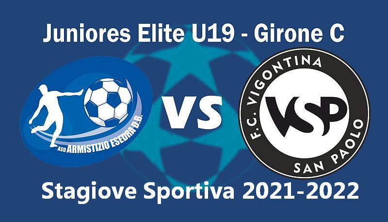 Calcio Armistizio Esedra don Bosco 5^ giornata Juniores Elite U19 Girone C Stagione sportiva 2021 2022